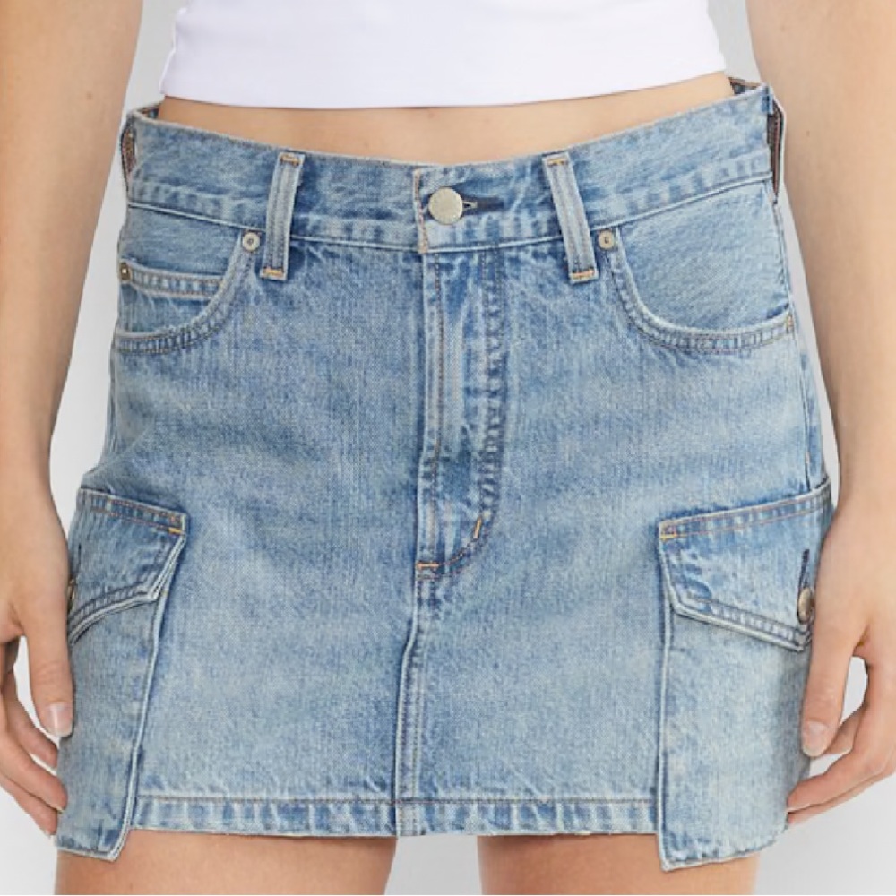 Aritzia Denim Mini Skirt